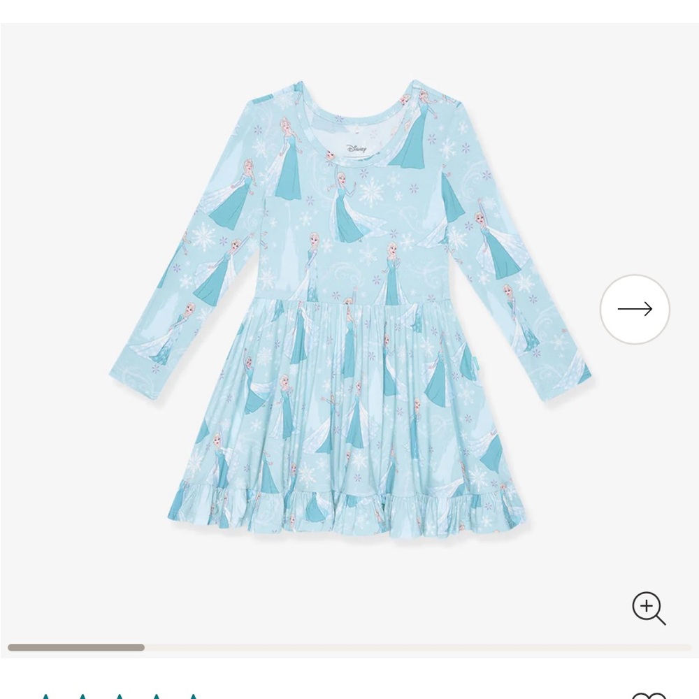 Posh peanut ruffled twirl dress Elsa